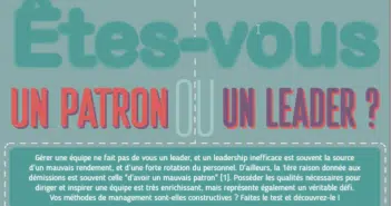 Infographie : Différences entre patron et leader : la lutte incessante entre pouvoir et leadership