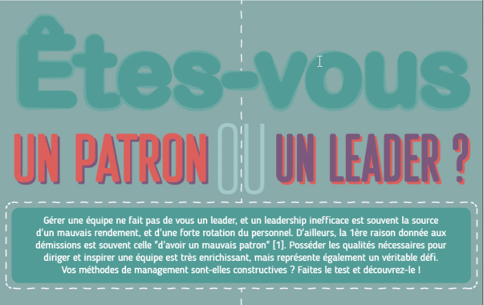 Infographie : Différences entre patron et leader : la lutte incessante entre pouvoir et leadership