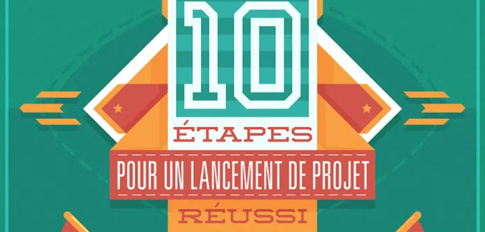 Infographie : 10 étapes pour un lancement de projet efficace: une liste de contrôle pour chefs de projet
