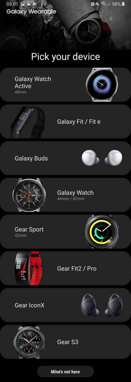 samsung wearables