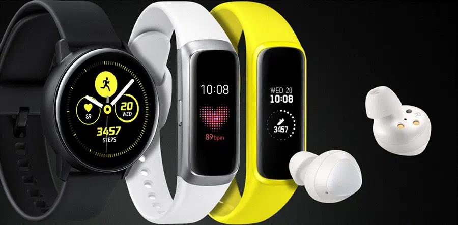 La nouvelle montre Galaxy Watch Active et Galaxy Fit élargissent la gamme de vêtements de Samsung.